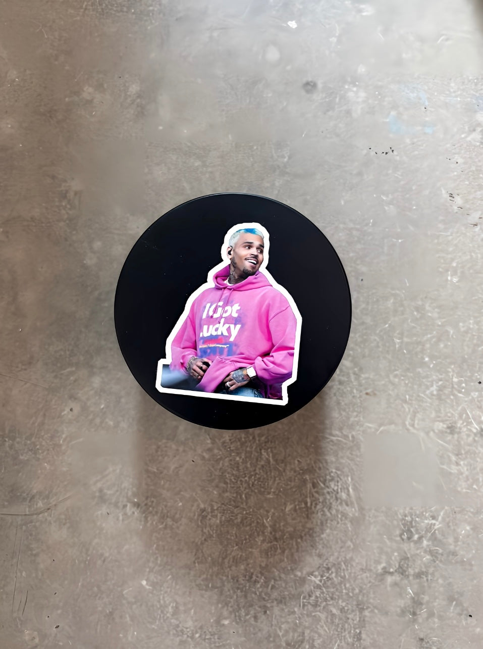 The Chris Brown Candle