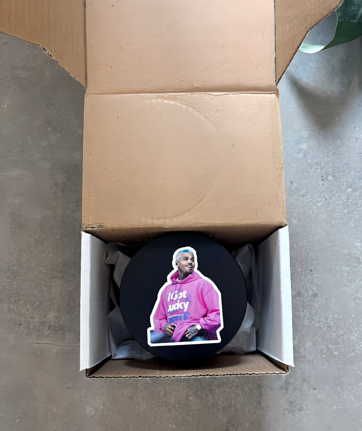 The Chris Brown Candle