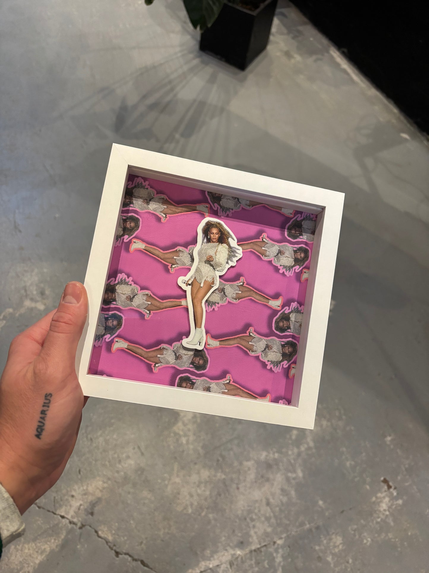 3D Beyoncé Wall Art