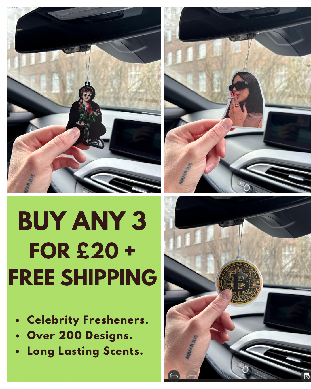 Donald Trump MAGA air freshener