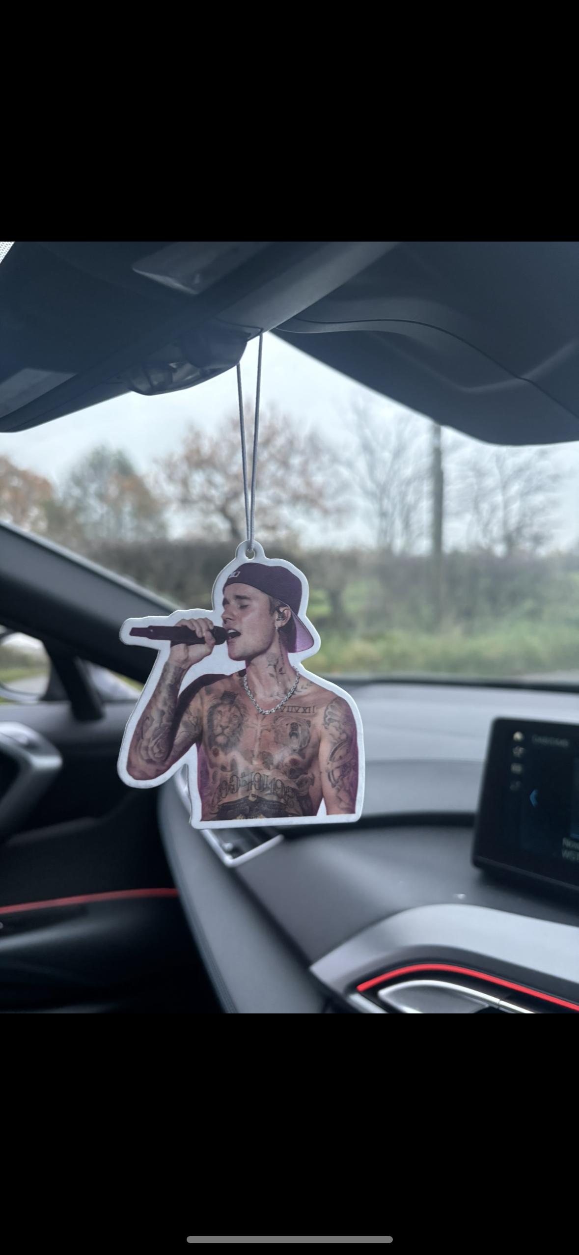 Justin Bieber air freshener