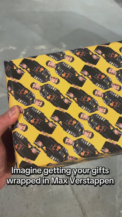 Max Verstappen Wrapping Paper