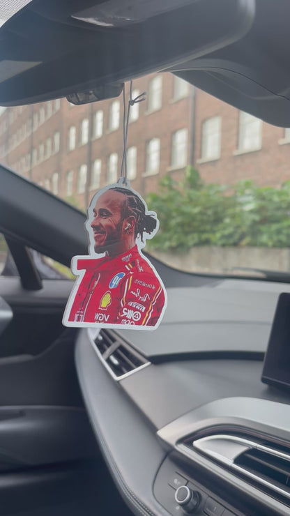 Lewis Hamilton air freshener