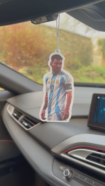 Lionel Messi air freshener